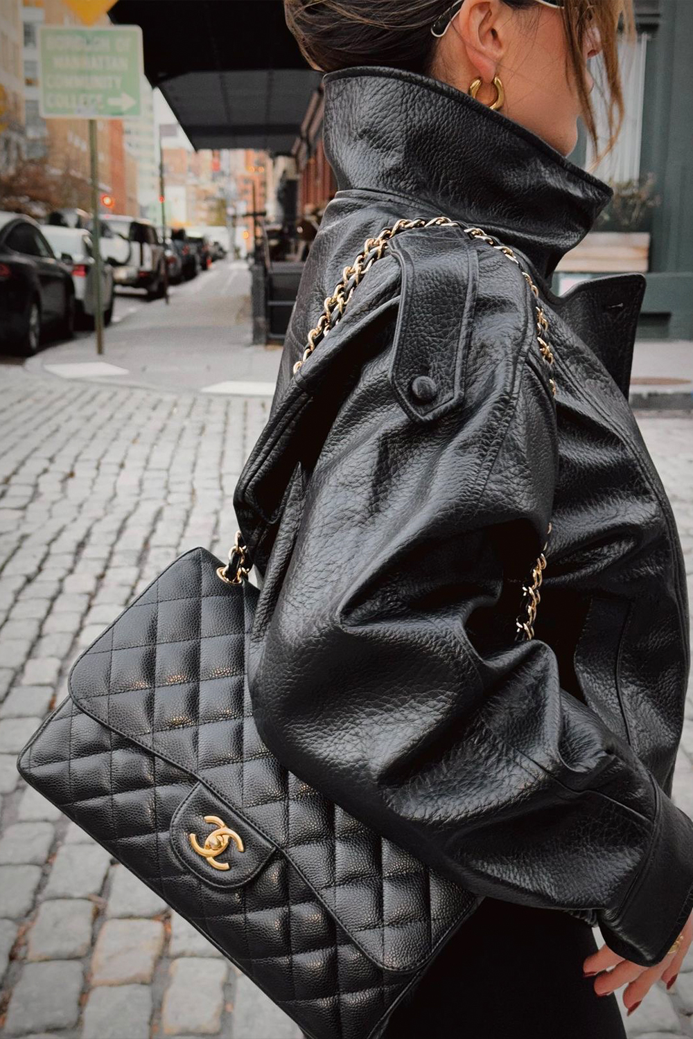 Chanel Timeless Jumbo flap bag | black