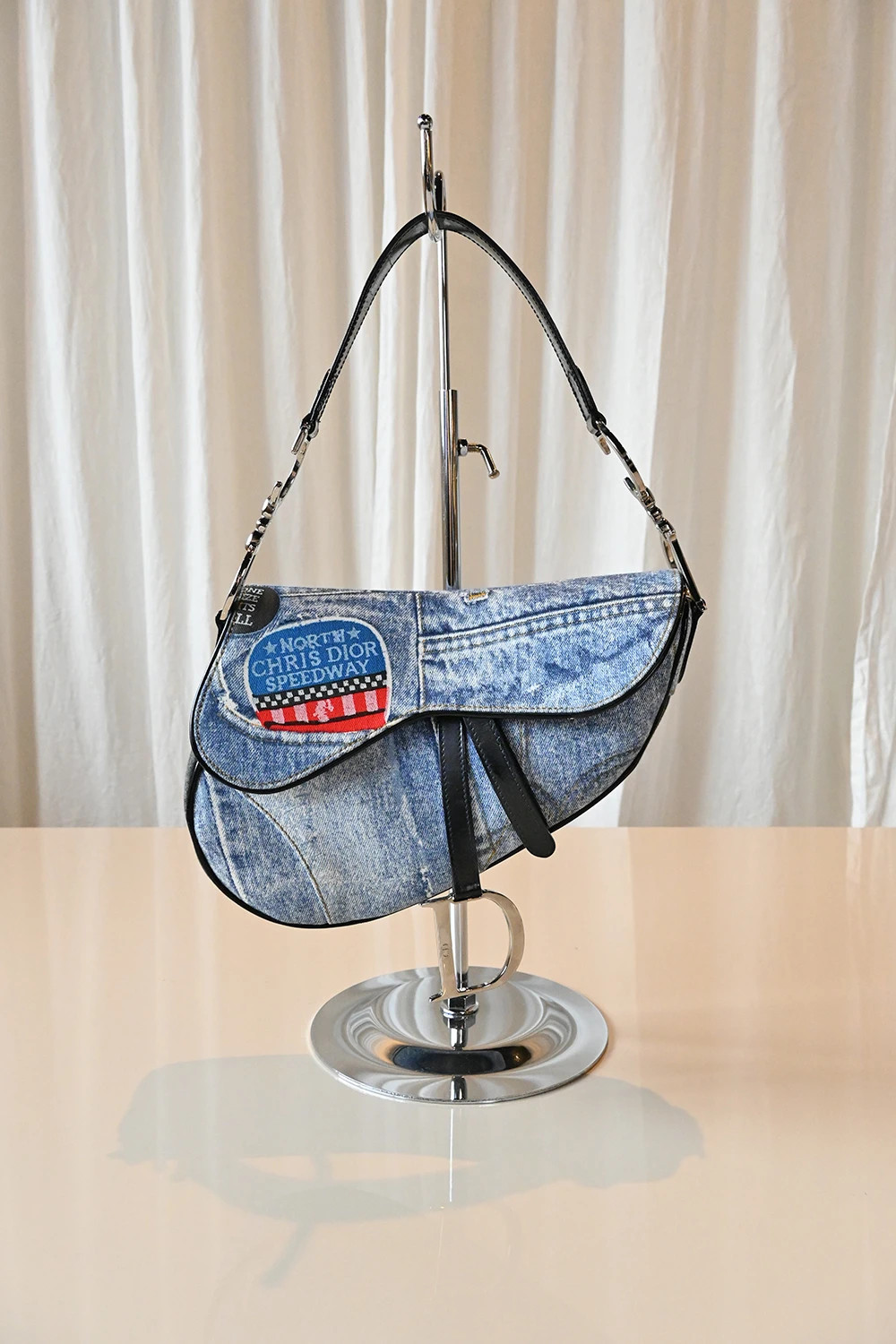 Dior Saddle bag | blue denim jeans