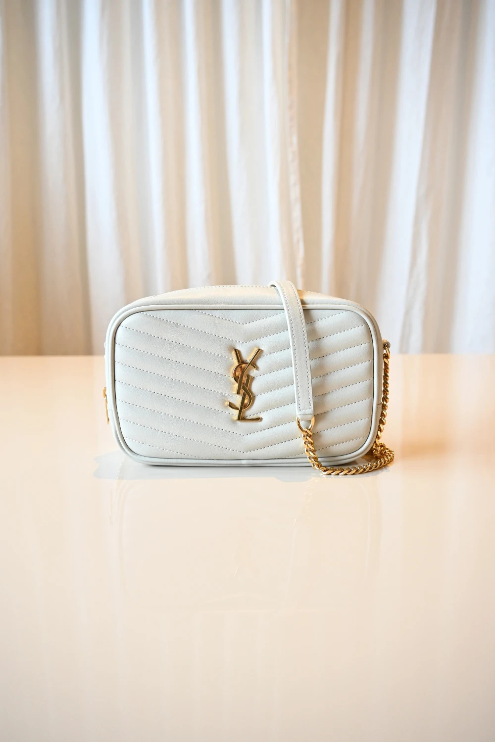 Saint Laurent Lou mini bag | Blanc Vintage